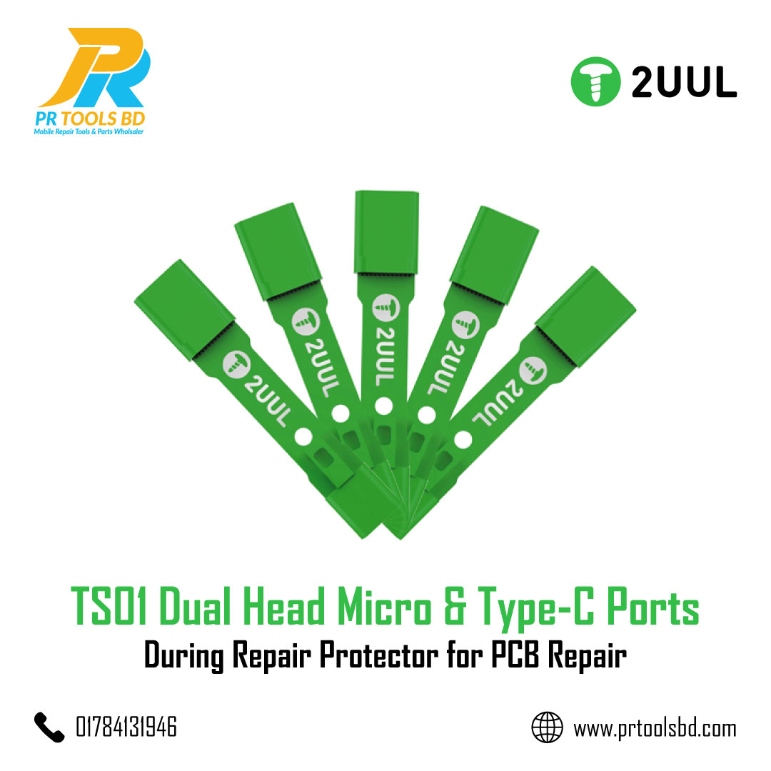 2uul TS01 TipShield Protects Micro & Type-C Ports During Repair for PCB Repair - 5Pcs