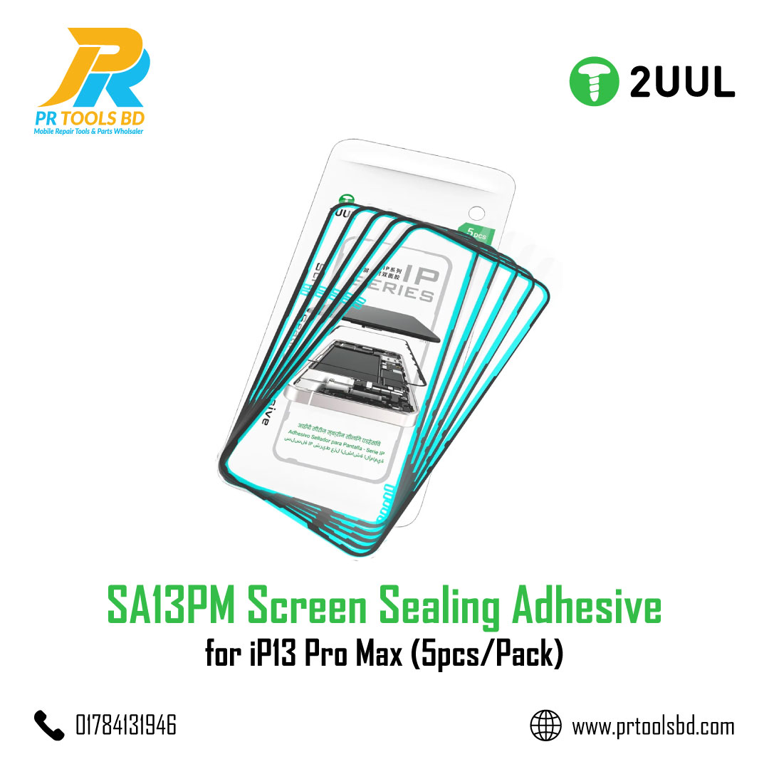 2UUL SA13PM Screen Sealing Adhesive for iP13 Pro Max (5pcs/Pack)