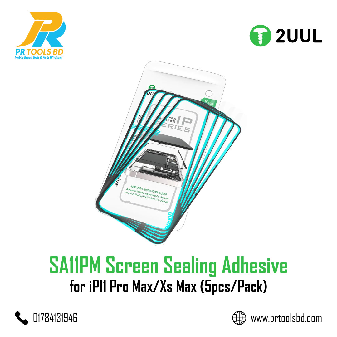 2UUL SA11PM Screen Sealing Adhesive for iP11 Pro Max/Xs Max (5pcs/Pack)