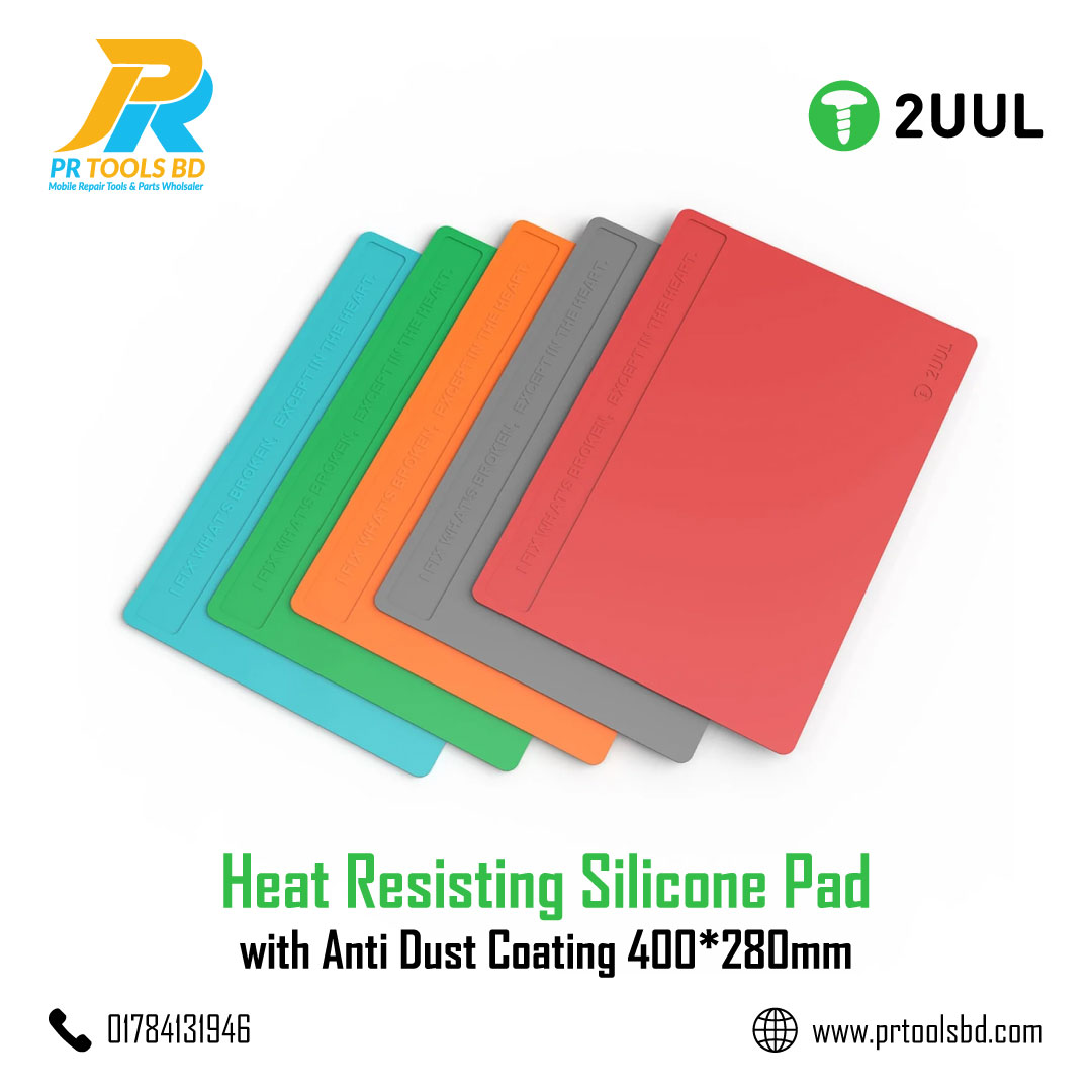 2UUL ST82 Heat Resisting Silicone Pad with Anti Dust Coating 400 280mm